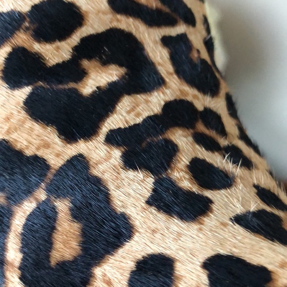 Franco Sarto Domingo Leopard Print Calf Hair Ankle Bootie - Picture 7 of 13